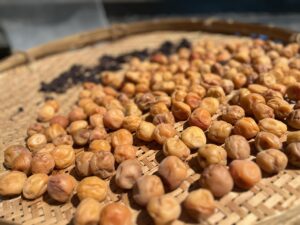 森の家での梅仕事の様子